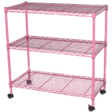 Durable used wire storage racks with wheels/Wire racks storage/Wire baskets for storage